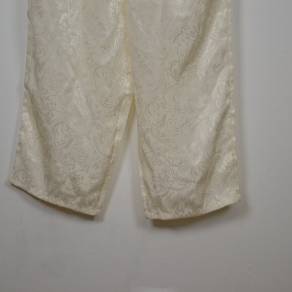 Inner Most Silky Long Sleeve Double Breast Top Vintage Pajama Loungewear Women L - Picture 2 of 9